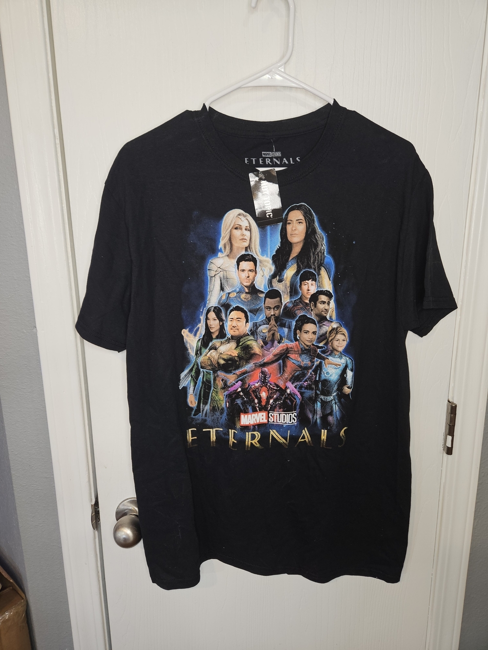 Hot Topic Black Marvel Eternals Graphic Tee
